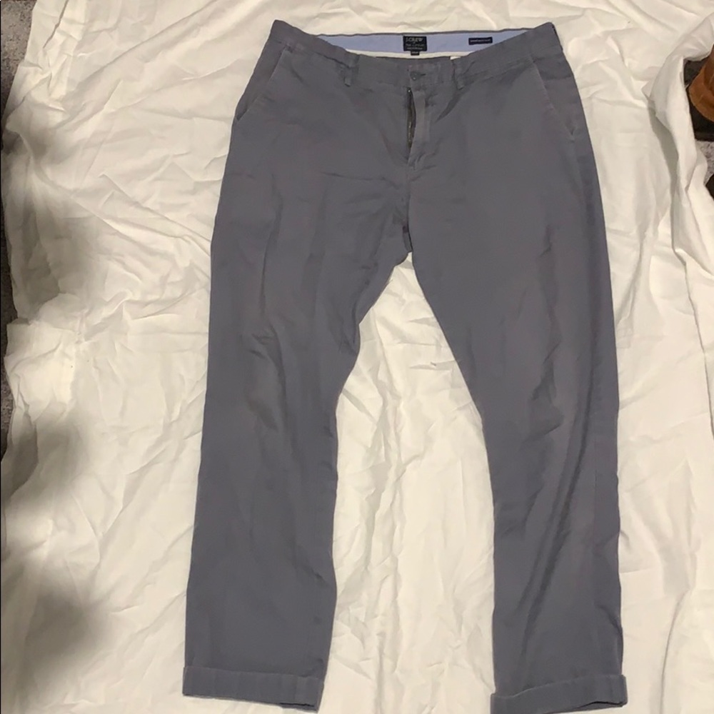 J. Crew the Sutton summer weight chino grey blue